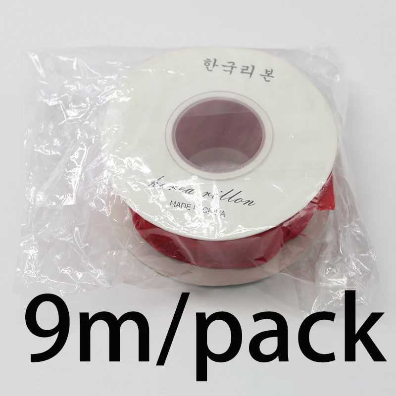 9 meters/roll 40mm wide lace lotus leaf pleated ribbon wavy edge fishtail yarn ribbon flower cake decoration festival party gift