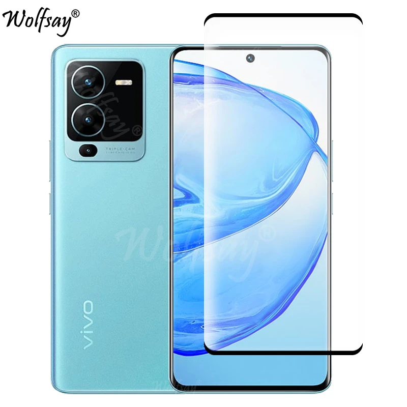 Full Cover Tempered Glass For Vivo V25 Pro Screen Protector For Vivo V25 V 25 Pro Camera Glass For Vivo V25 Pro Glass 6.56 inch