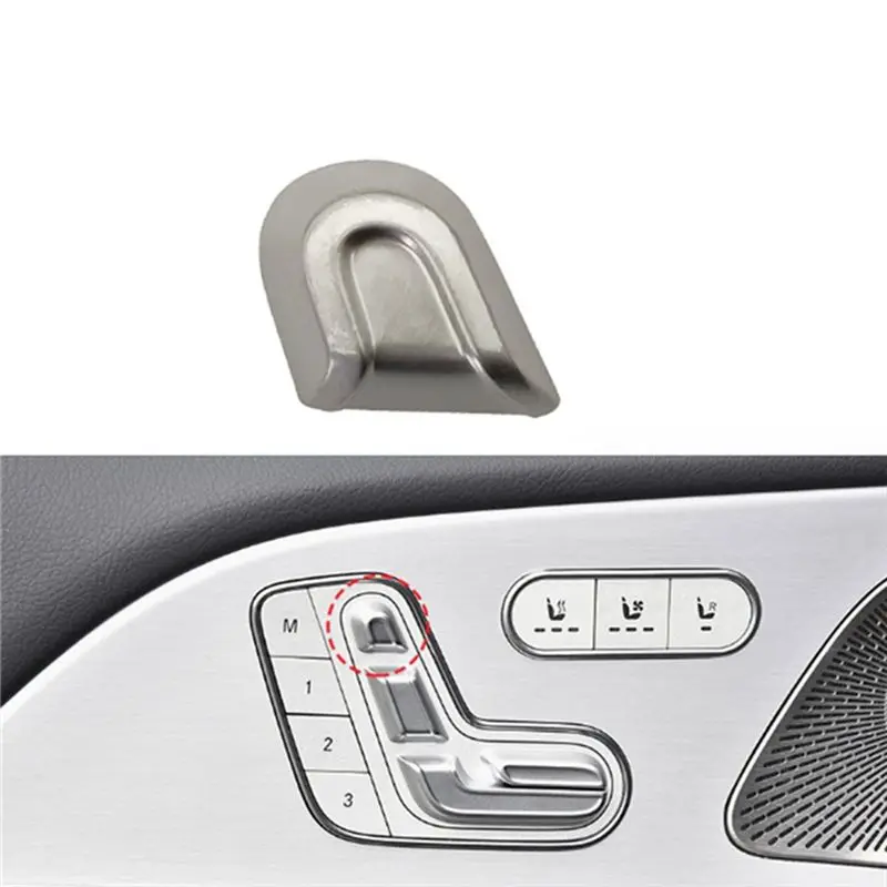 AU65-1Pair Car Seat Headrest Adjustment Switch Button Trim Cover For GLS GLE W167 GLE350 GLS400 GLS450 20-2024