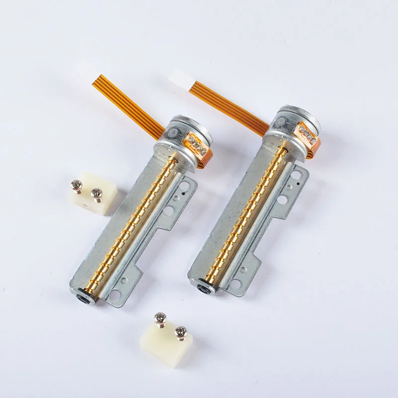 

5PCS micro 15mm two-phase four wire stepper motor with driver rod and slider DIY Set