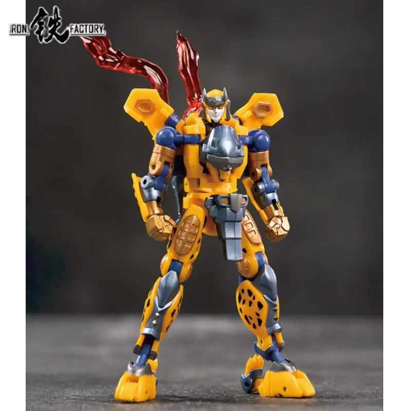 

Iron Factory EX76 Cheetor Thunder Leopard Walking Thunder Fangs Mini Scale Transformation Robot High Quality Collectible Toy Set