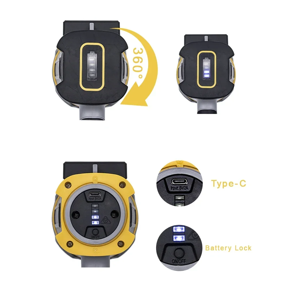 003 Mais poderoso portátil multifuncional mini recarregável led portátil de longa distância caça holofote lanterna