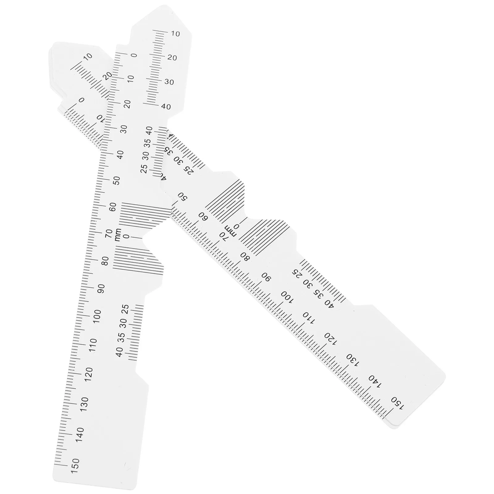 4Pcs Portable Pupillometer for Optometrist Sturdy PVC Pupil Distance Meter Accurate Pd Measurement Tool Multifunctional Optical