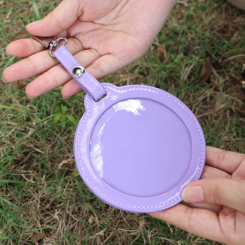 透明な丸い窓のバッジディスプレイバッグ,バッジプロテクター,防水オーナメント,ギフト