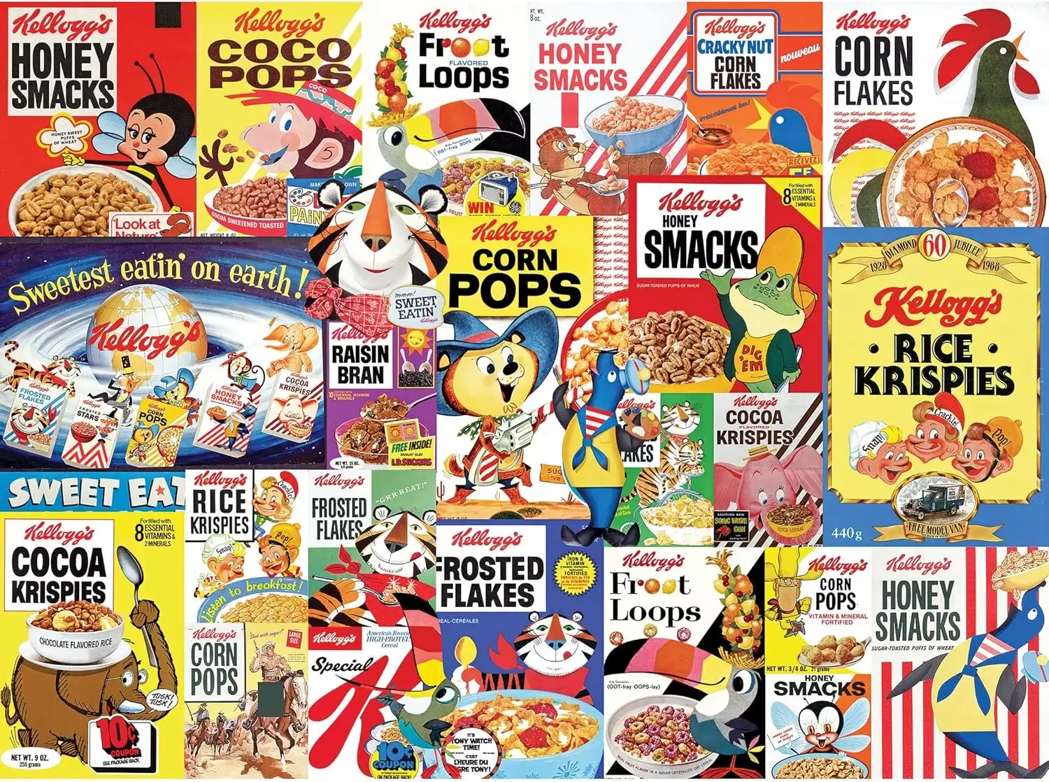 Corn Pops Volwassen Houten Puzzel 1000/500/300 Stuks Legpuzzels voor Gameroom Slaapkamer Woonkamer Party Gift Uitdagend spel