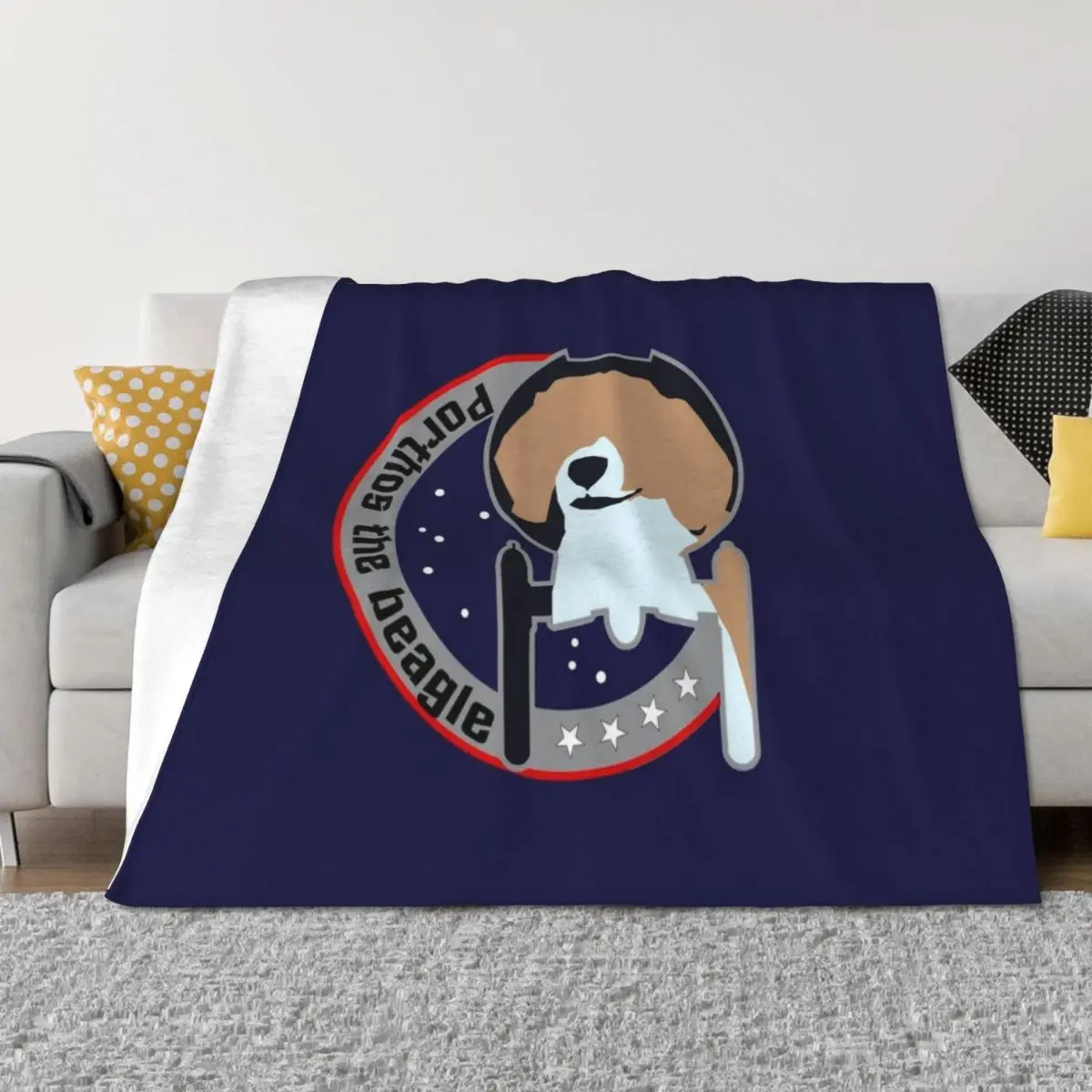 

Porthos - Star Trek, Enterprise Throw Blanket Extra Large Throw Furry for winter Travel Blankets