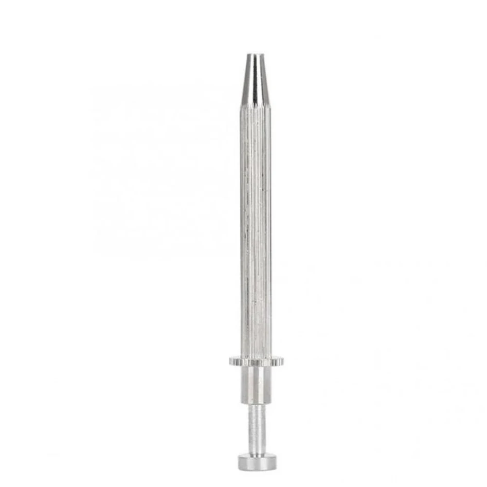 Stainless Steel Jewelry Pickup Tool with 4 Prong Tweezers and Catcher Easy Bead and Small Stone Grabber (Silver)
