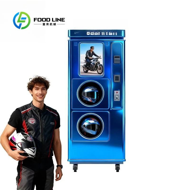 Customized size Intelligent Automatic Motorcycle Helmet Washing Machine Vending Machine