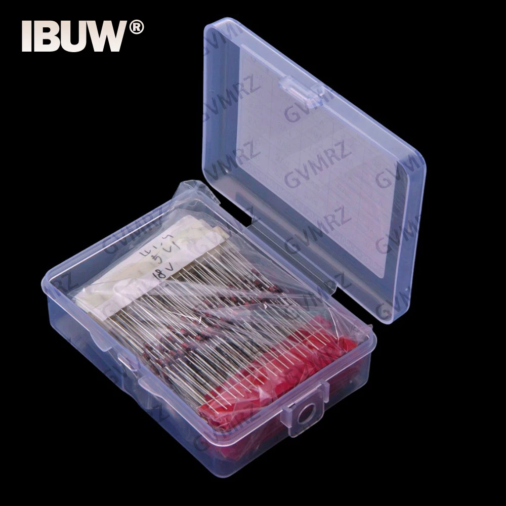 30Values ​​300PCS 0.5W Zener Diode Sample Package 2V0-39V DO-35 3V6 3V9 4V3 4V7 5V1 2V2 2V4 2V7 3V0 3V3 2V0