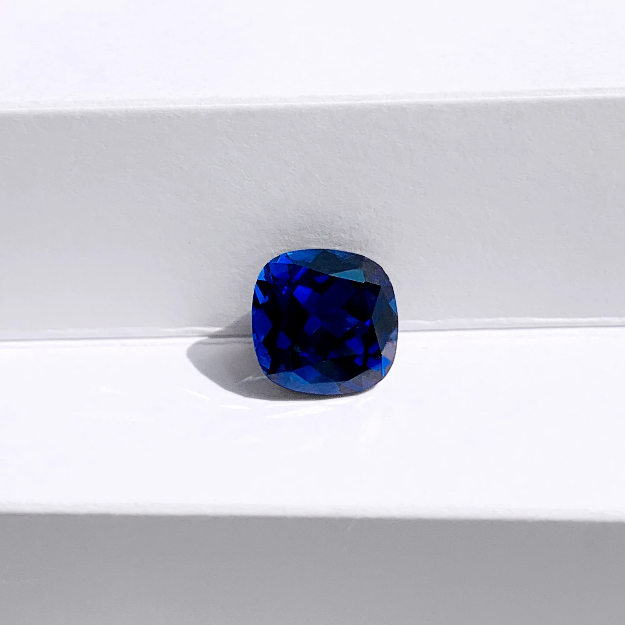 Eme jewe 100% Lab Grown Sapphire Loose Stone Cushion Cut Gemstone for Charms Advanced Jewelry Making Materials With Certificate