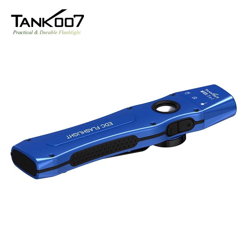 

TANK007 EDC Flashlight 3-in-1 Powerful Torch 365nm Ultraviolet & Laser Lamp Portable for Lighting Maintenance Meeting Inspection