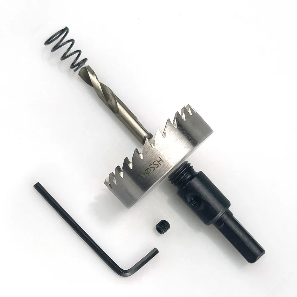 HSS Hole Saw 16-100mm Cobalt High Speed Steel M35 Stainless Steel Tool Set For Metal Stainless Steel Drilling Metalworking image 4