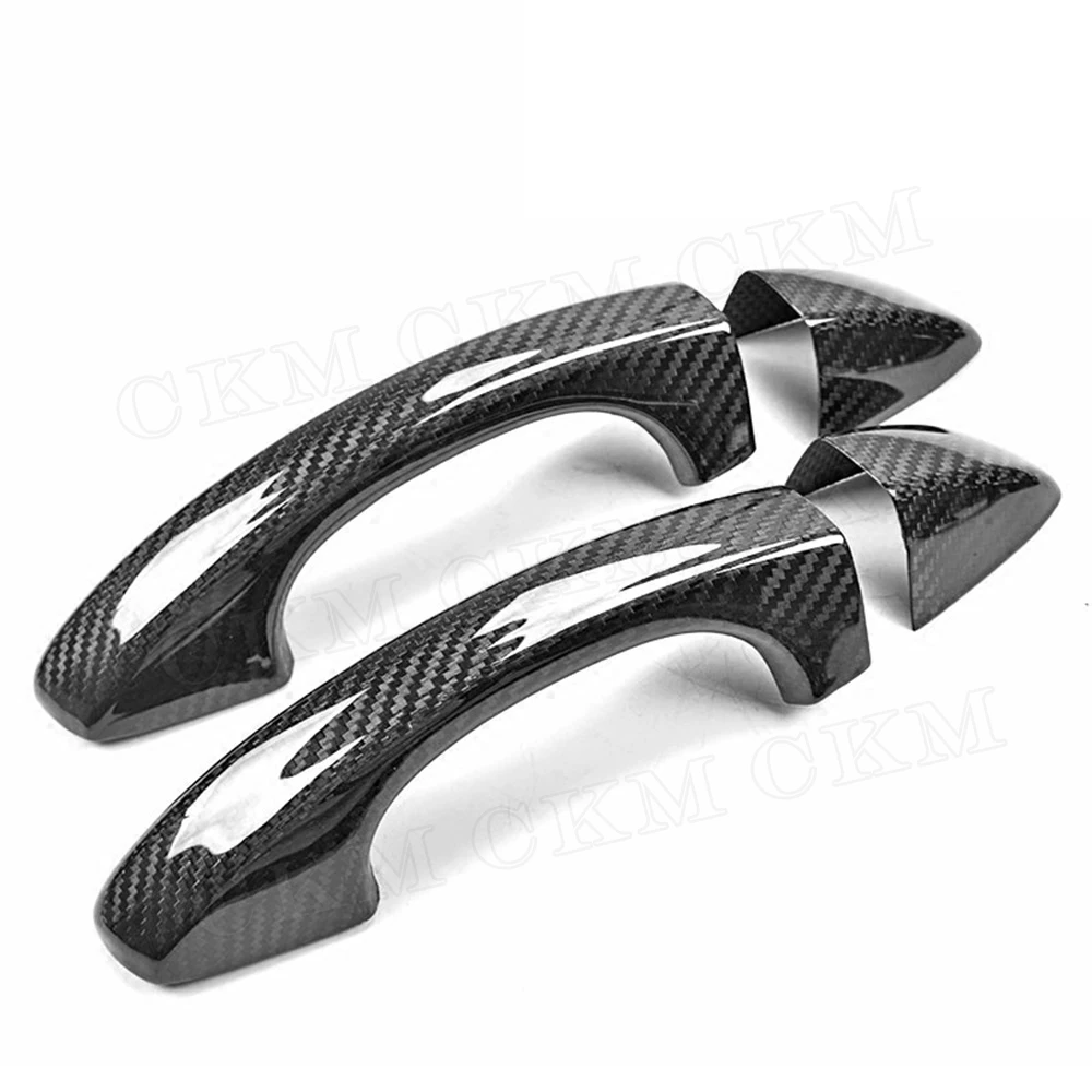 

Углеродное волокно для Volkswagen VW Golf 7 VII MK7 2014-2017, инструменты для украшения автомобиля, крышка дверной ручки, аксессуары для отделки