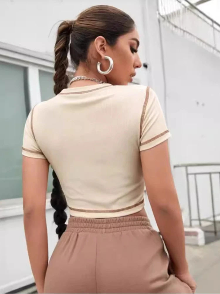 تي شيرت Guima Sweet Cool Spicy Girl Retro Angel مطبوع عصري Harajuku بأكمام قصيرة تي شيرت عصري سري مرح متعدد الاستخدامات