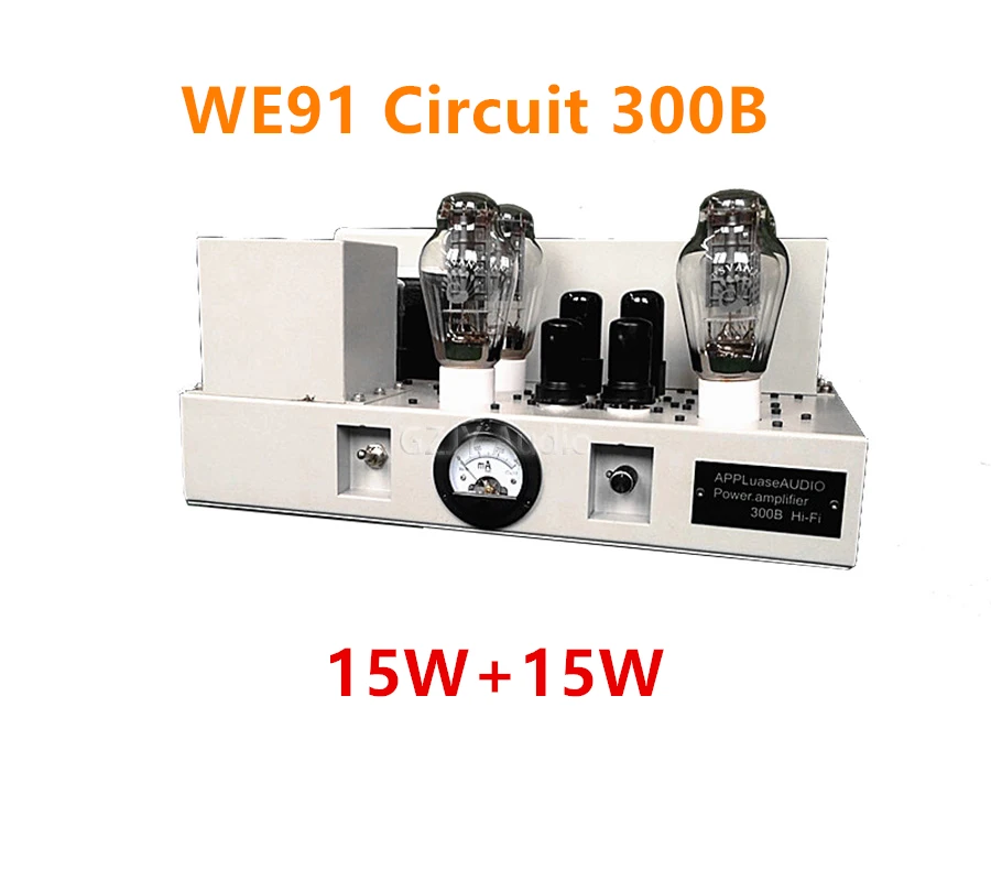 

WE91 Circuit 300B Single-ended Fever Tube Amplifier Power Amplifier In Parallel 15W+15W