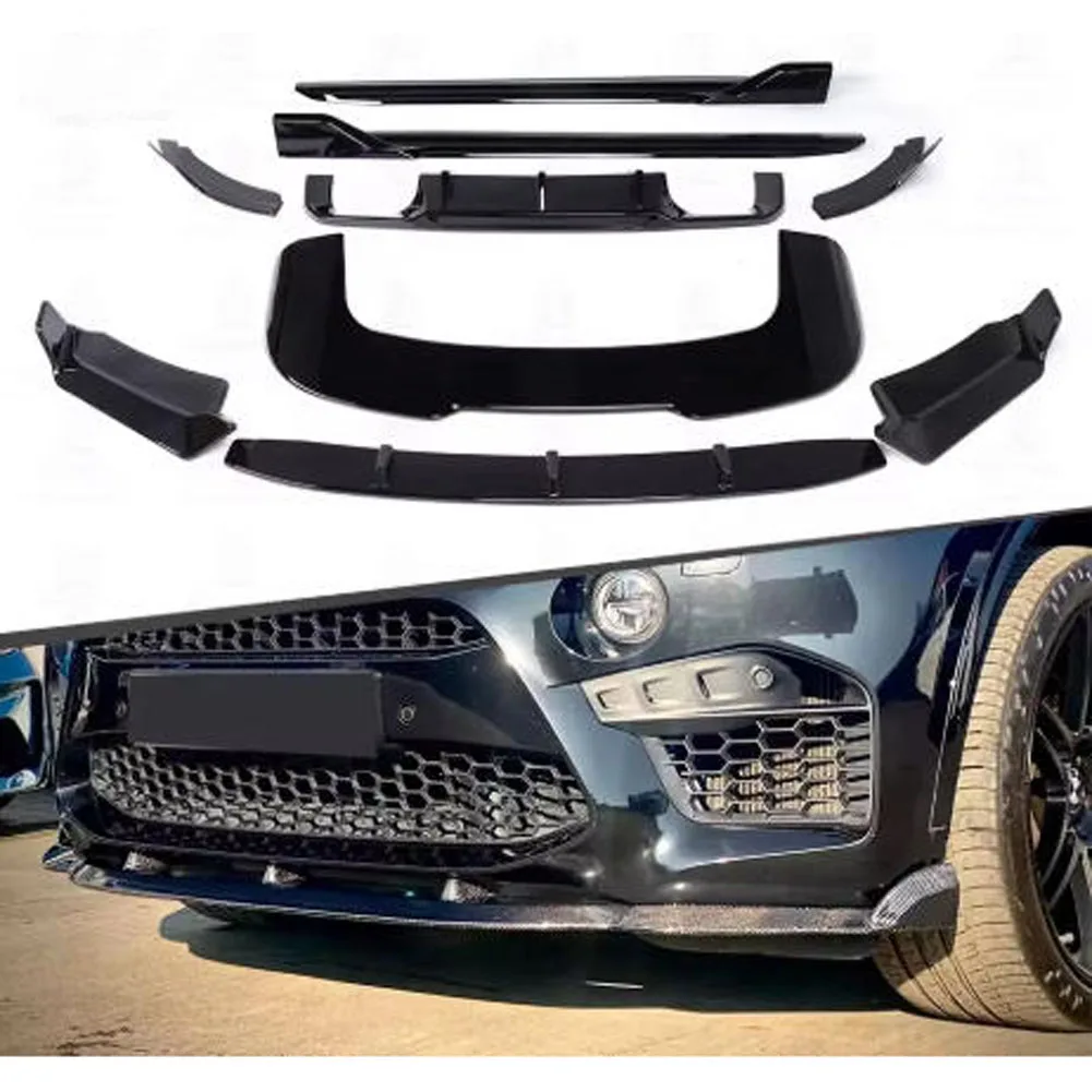 

Car Gloss Black ABS BK Body Kit Front Lip Rear Diffuser Side Extensions Spoiler Mirror Cover for BMW X5M F85 2013 - 2019