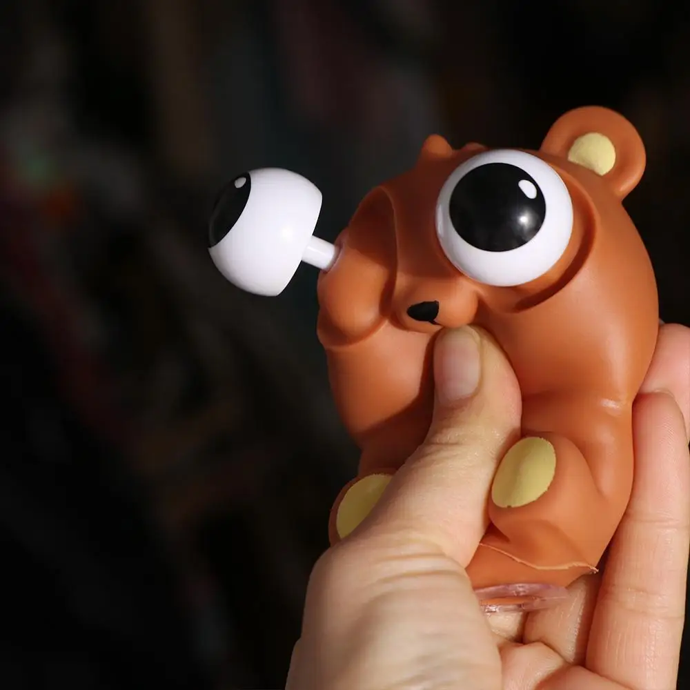 Pato macio pop olho espremer brinquedos sensoriais estiramento espremer coelho dos desenhos animados brinquedos fidget urso kawaii filhote de cachorro espremer brinquedo trabalhadores de escritório