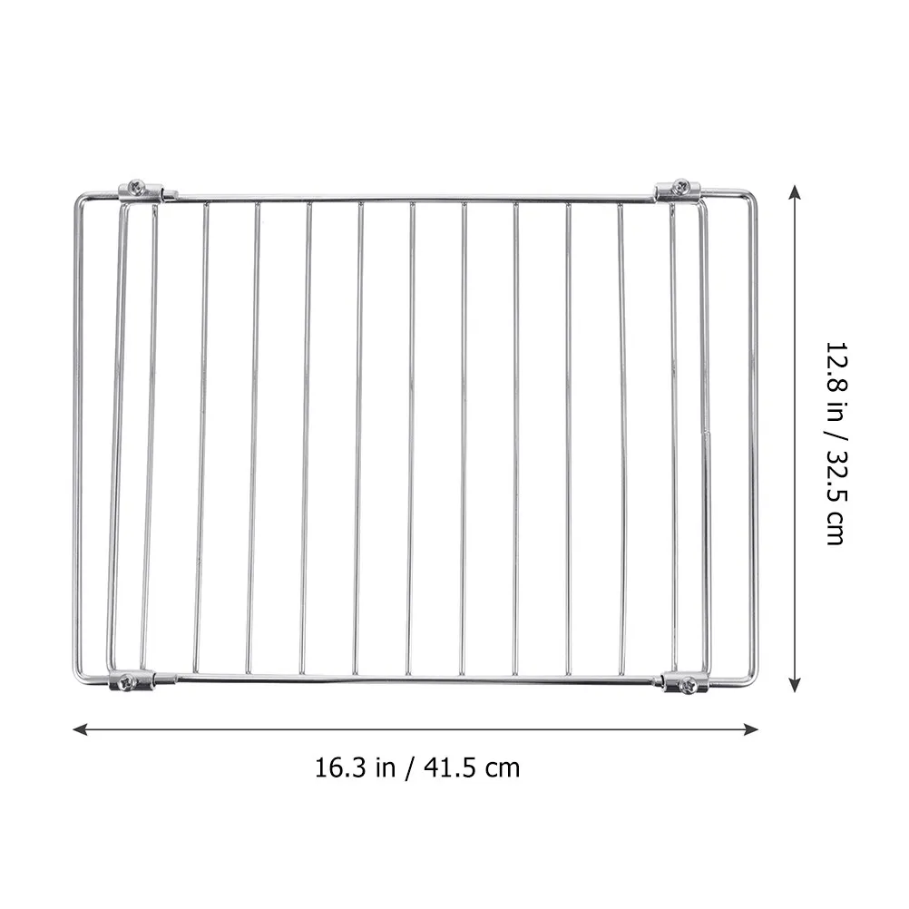 1Pcs Heavy Duty Stainless Steel Barbecue Grill Net Electric Oven Rack Rust Proof Bbq Grill Mesh Easy Clean Barbecue Wire Mesh