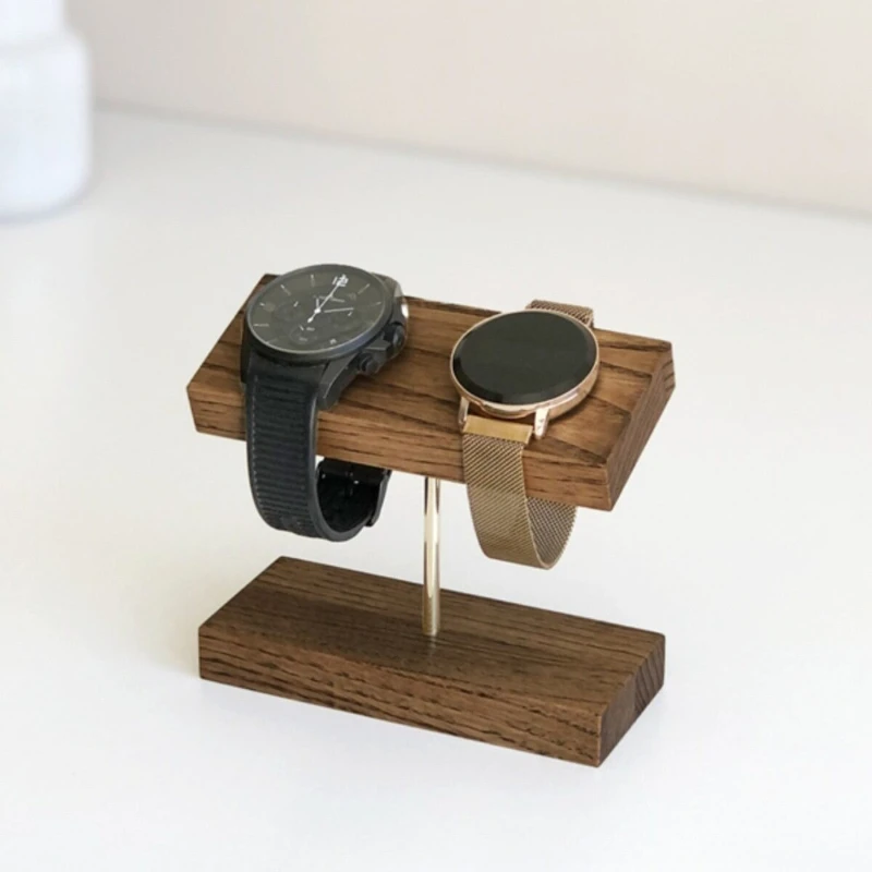 Jewelry Modern Display Stand Decorative Shelves Storage Watch Display Stand Retro Wood Home Soporte De Exhibición MH40ZSJ