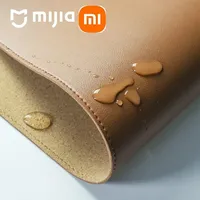 XIAOMI Mijia Office Mouse Pad Double Layer Solid Color Leather Cork Gaming Desk Dirt Resistant Large Waterproof For Mouse Pad