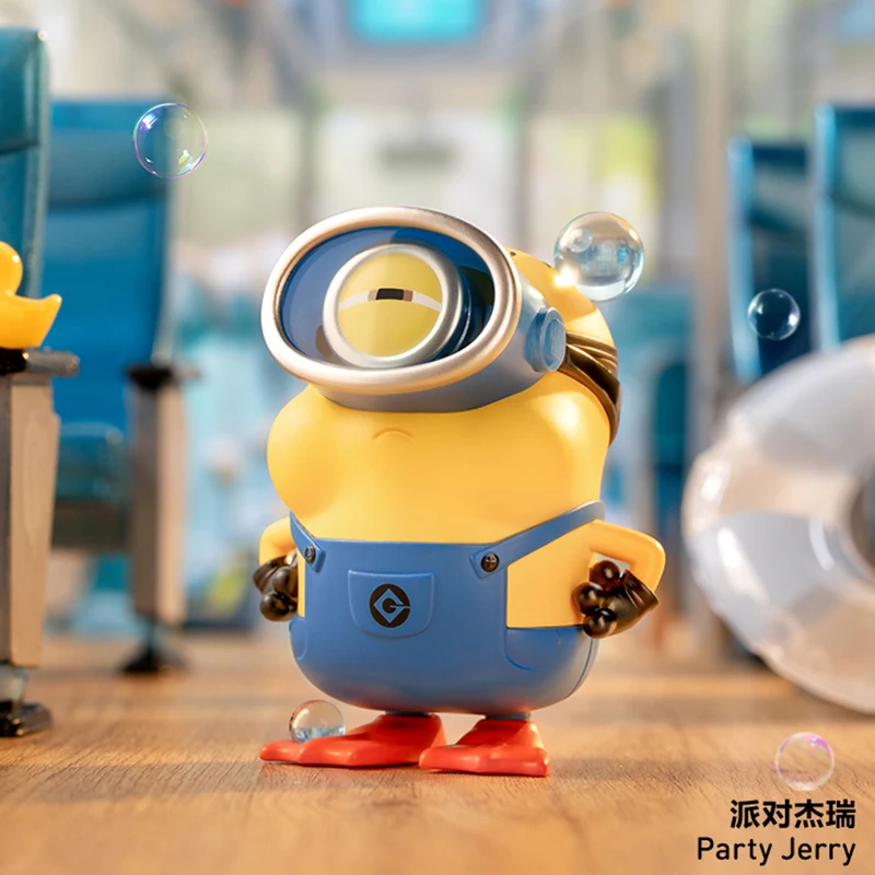 POPMART Despicable Me 4 Series Kawaii Anime Action Figure Ornament Figurines Home Decor Desktop Dolls Model Girls Gift