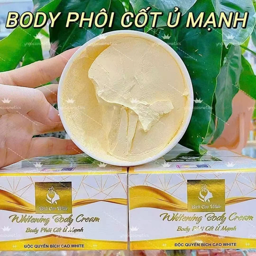 

200g Kem Body Whitening Lotion with Bright White Formula for Deep Moisturizing Smooth Even Skin Tone for Full Body Brightening