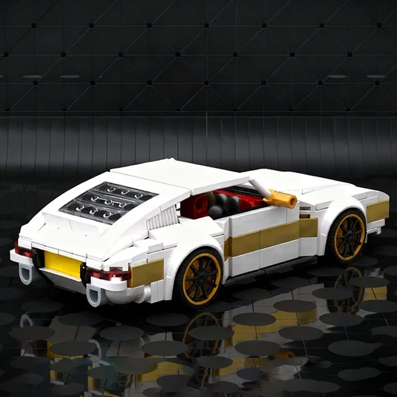 Speed Racing Car Model MOC Building Bricks SP2 Top Tier Sports Car Modular Technology Children Holiday Gifts Assemble Toys Suit