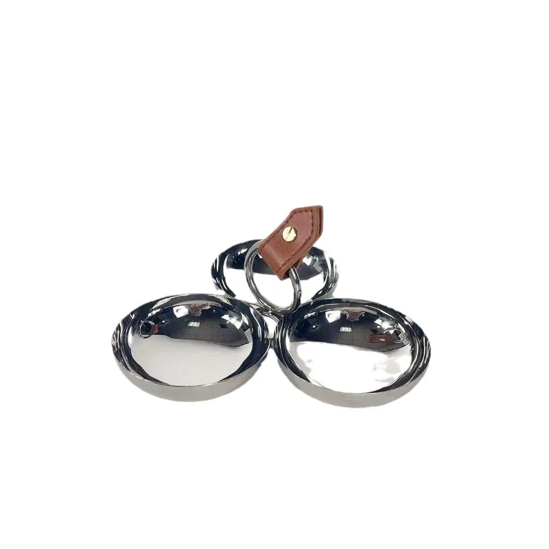 Modern simple stainless steel silver small bowl decorative ornament