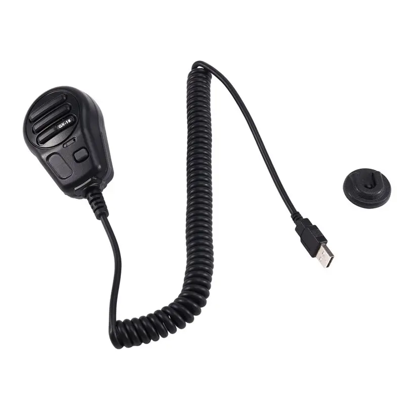 

A92Z QX-18 USB Handheld Speaker Mic With PTT Support For Euro Truck Simulator 2, USB Device, Keyboard With Mic Holder