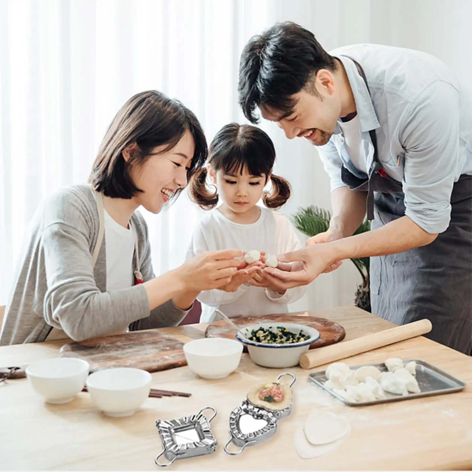 Dumpling Maker with Handle Kitchen Gadgets Cooking Baking Tools Dumplings Tools for Pierogi