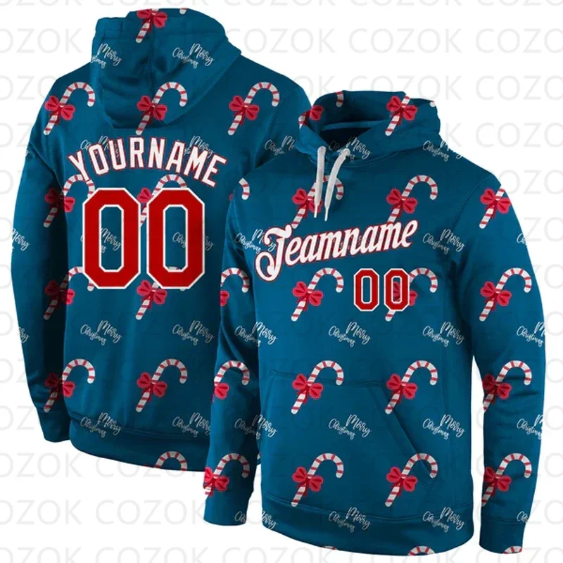 Customized Hoodie Merry Christmas pattern Color Jersey 3D Printed  Unisex Pullovers Hoodie Casual Sweatshirts
