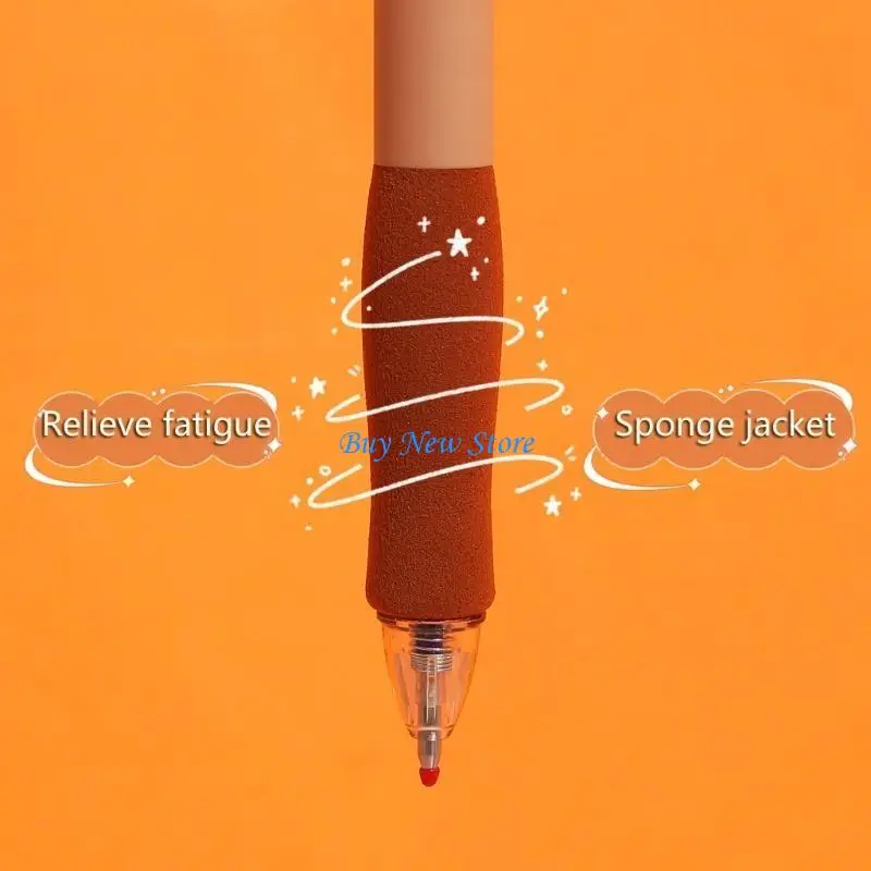 

20CE 4 Pcs Gel Pen 0.5mm Neutral Pen Coffee Bear Erasable Pen Pen for Girl