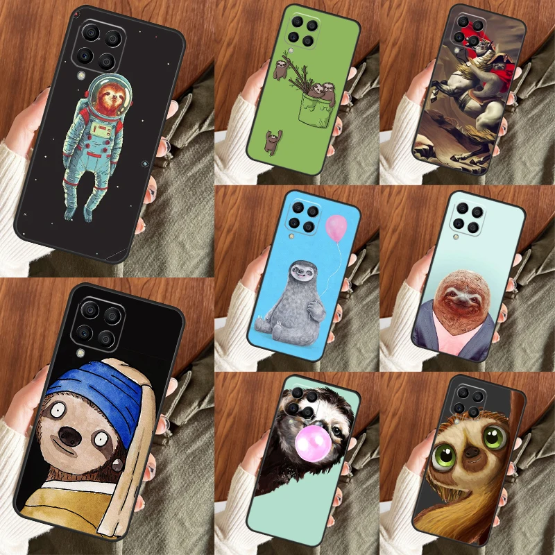 Funny Sloth For Samsung Galaxy M52 M32 M22 M12 M13 M23 M33 M53 M11 M21 M31 M51 M30s M14 M54 Phone Case