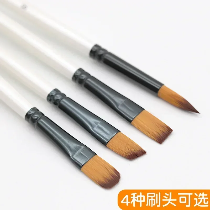 Imagem -03 - Desenhar Pincéis Conjunto Kit Artista Pincel Redondo com Cabelo de Náilon para Artista Acrílico Aquarelle Aquarela Pintura Facial Peças