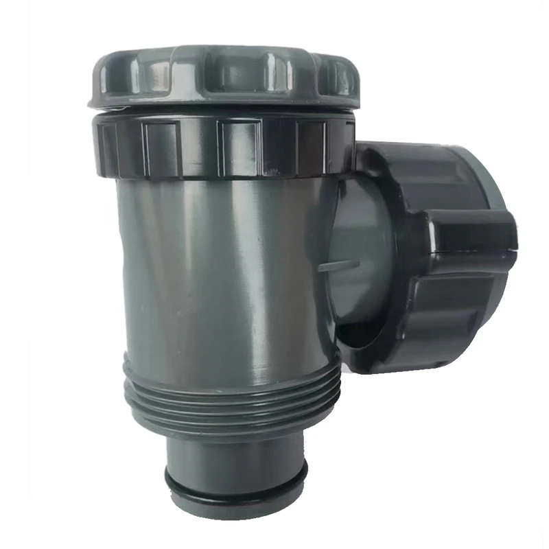 Botão de substituição da válvula de êmbolo para piscina, conector roscado, compatível para 1-1 ou 2 "mangueiras de diâmetro, 2-1/2", 38mm