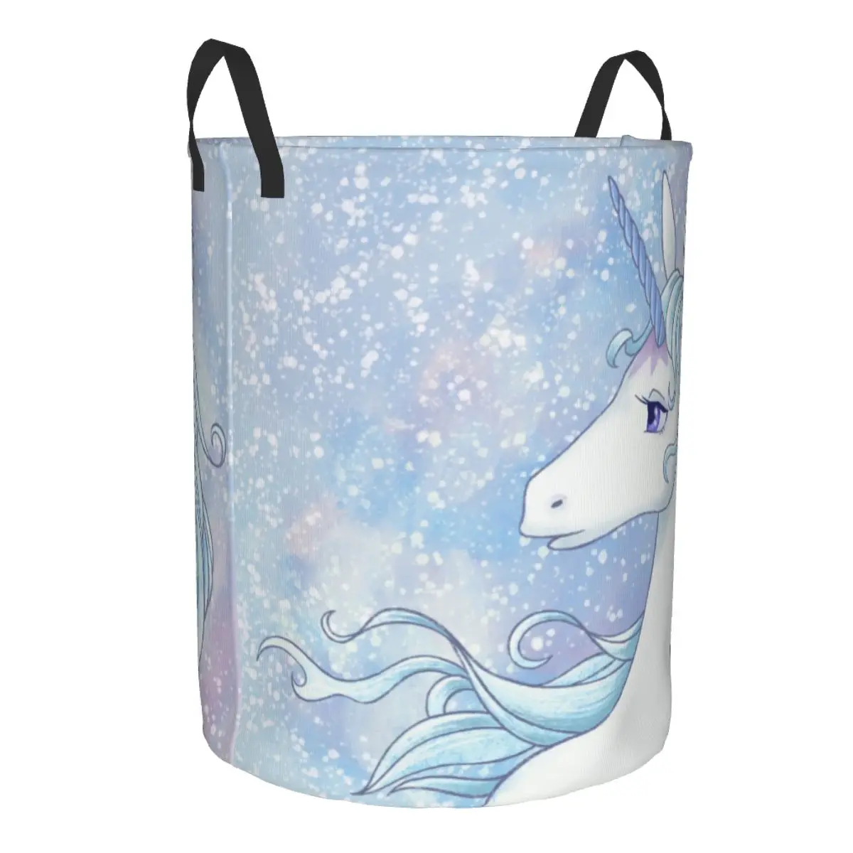 Custom The Last Unicorn Laundry Hamper Large Storage Basket Fantasy Movie Kids Nursery Toy Organizer