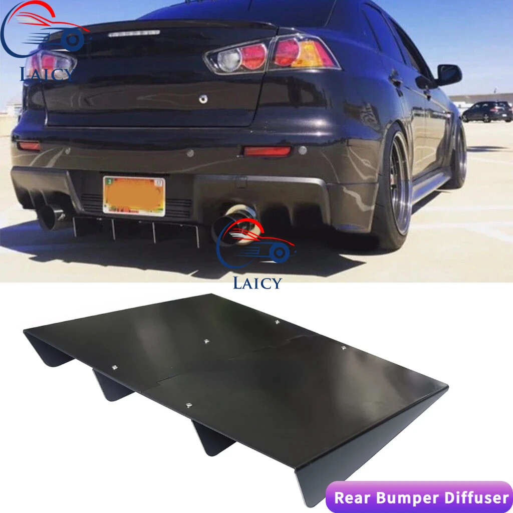 LAICY per MITSUBISHI Lancer EVO X diffusore paraurti posteriore Spoiler a 4 alette Splitter labbro inferiore pinne inferiori kit carrozzeria