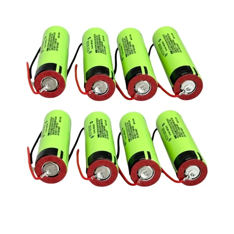 1-20pcs 100% Original 18650 battery 3400mah 3.7v lithium battery NCR18650B Suitable for flashlight battery +DIY wire