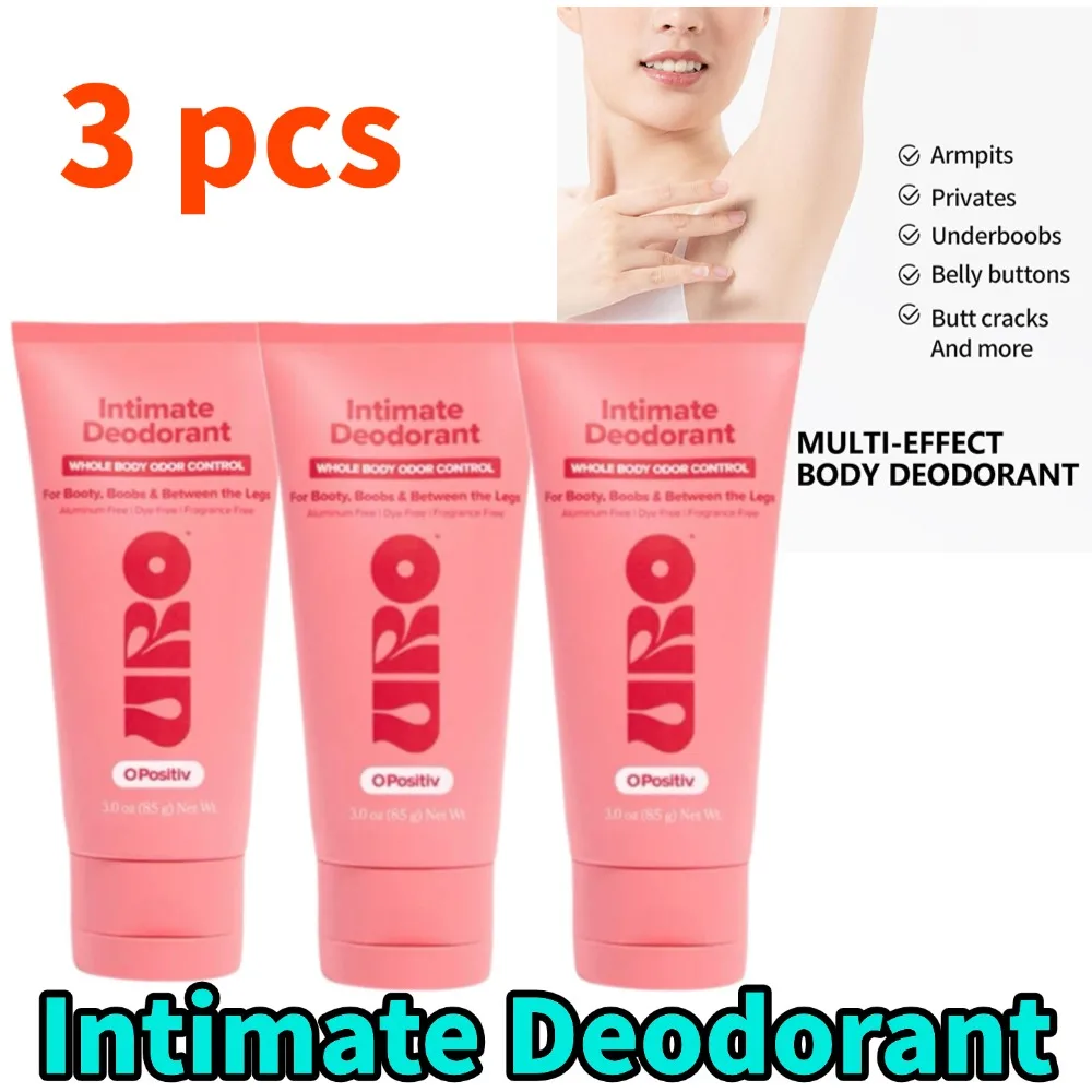 

3 шт. дезодорант для тела, натуральный дезодорант для тела для женщин и мужчин, контроль запаха на весь день, увлажнение, балансировка, интимный и уход за подмышками