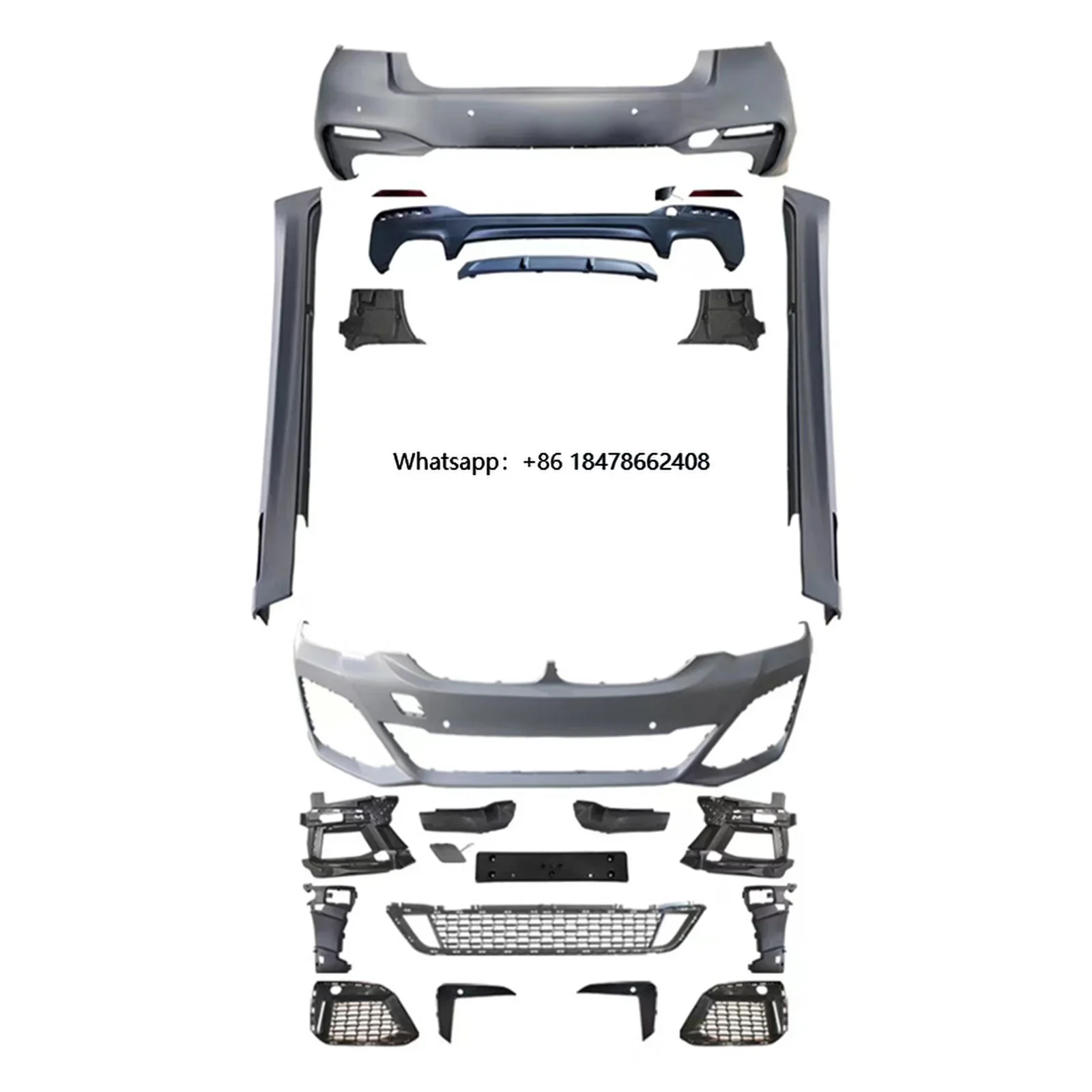 Wholesale Auto Parts M Tech Bumper G30 Pre Upgrade Lci No Light 2021 M Sport Bodykit for  5 Series G30 Pre 2018-2020