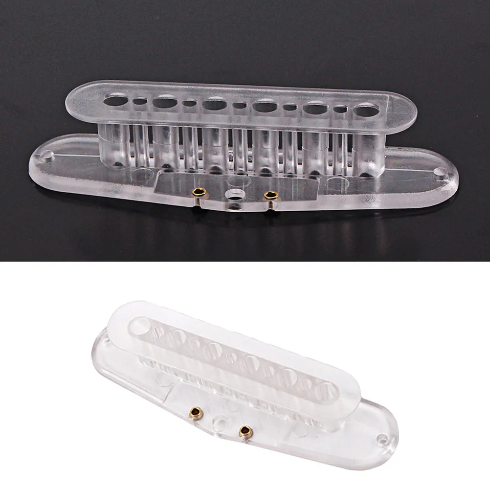 3Pcs Pickup Bobbin Humbucker Transparent Screw Side 52Mm Guitar Pickup Bobbin Custom Guitar Parts Accessories Gb801i 52