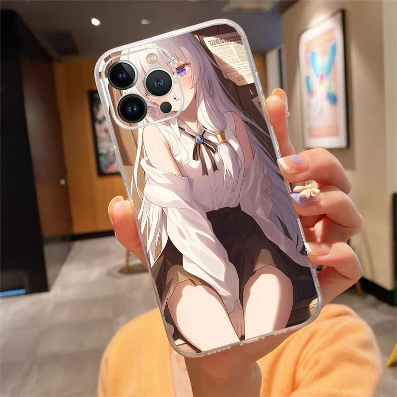 

Phone Case Carcasa Funda For iPhone 17 Pro Max Air 17 16 15 14 13 Pro Max 15 16 Pro 16E Witch The Journey Of Elaina Anime