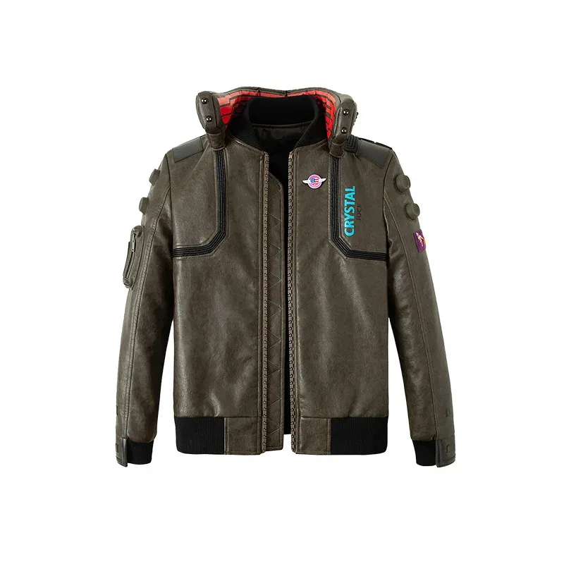 لعبة الشرير نمط 2077 الساموراي الشخصية الرئيسية الخامس تأثيري حلي للرجل فو الجلود لعبة سترة جديدة