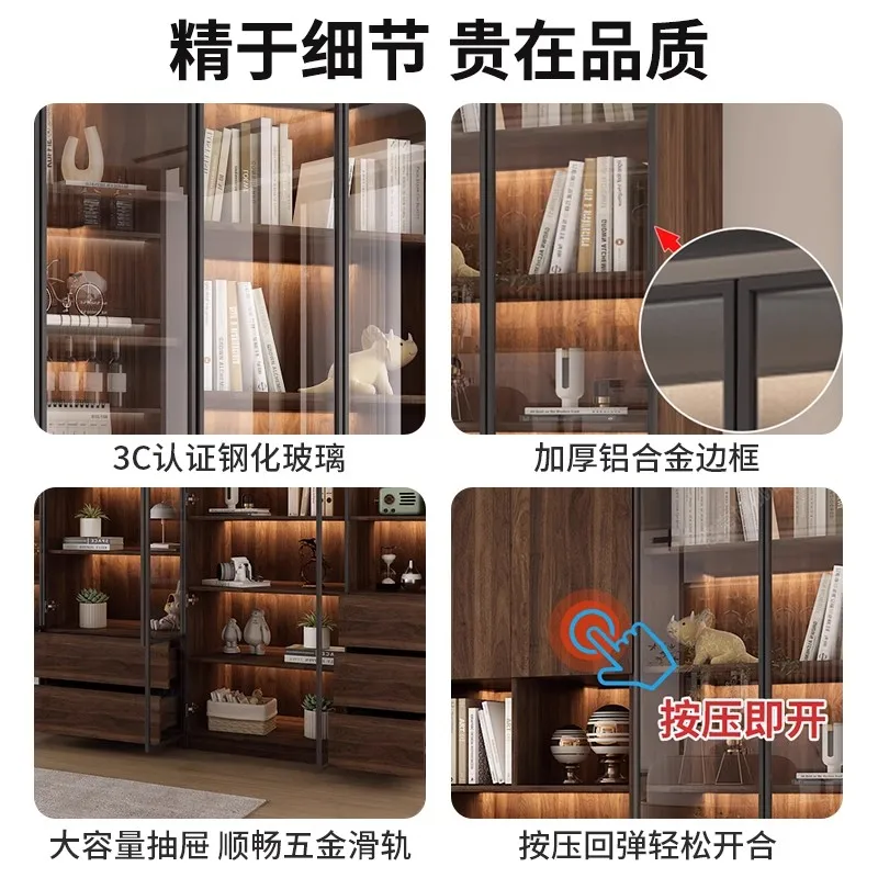 

Champagne Tower Glasses Plastic Bar Furniture Wine Storage Cabinet Vitrina Glass Display Cabinet With Glass Doors Wall Cabinets