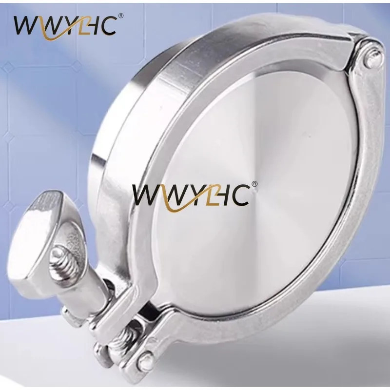 Suitable for 304 Stainless Steel Joint Quick Opening Blind Plate Quick Installation Clamp Set