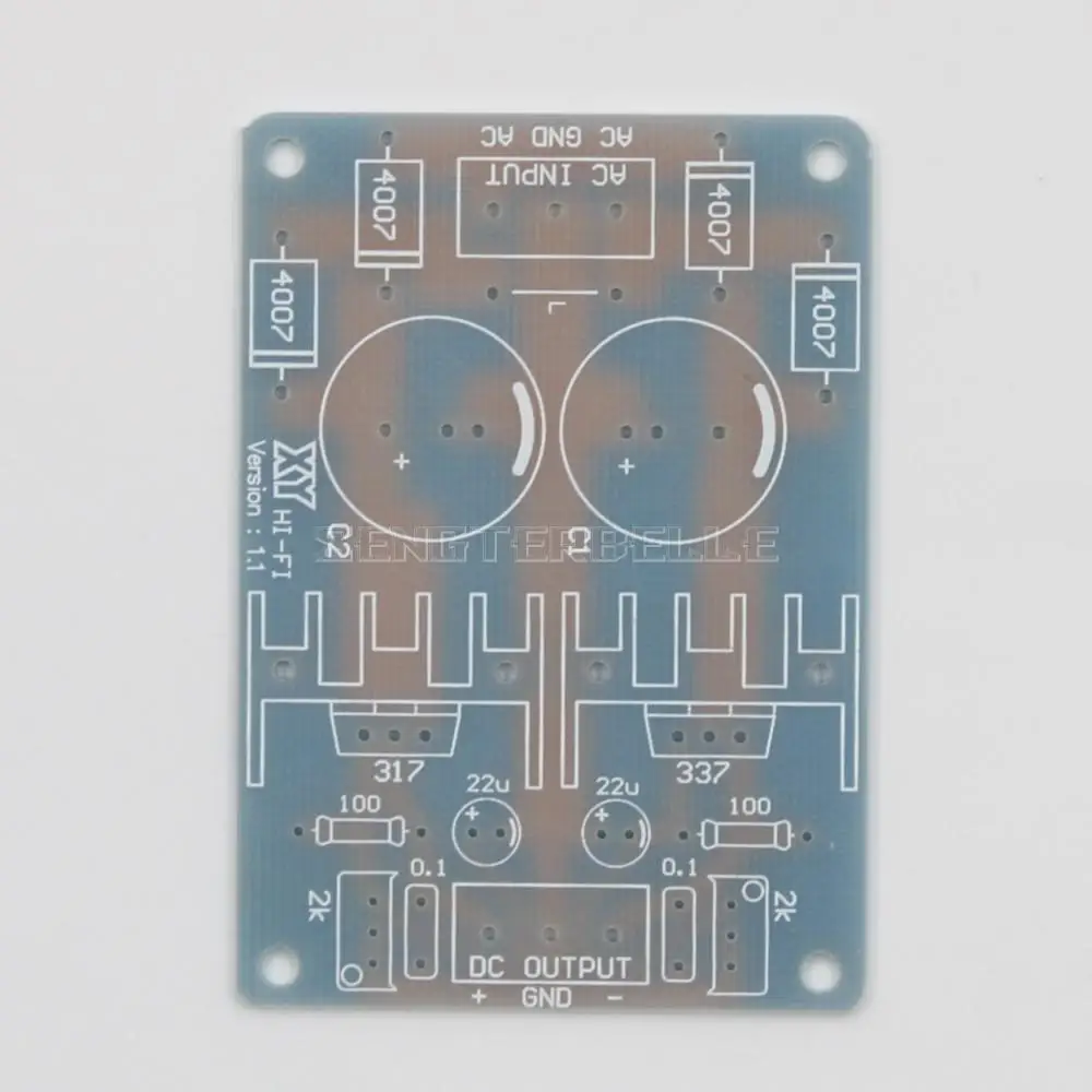 LM317 LM337 regulowane zestawy zasilające do filtrowania DIY AC/Regulator napięcia DC