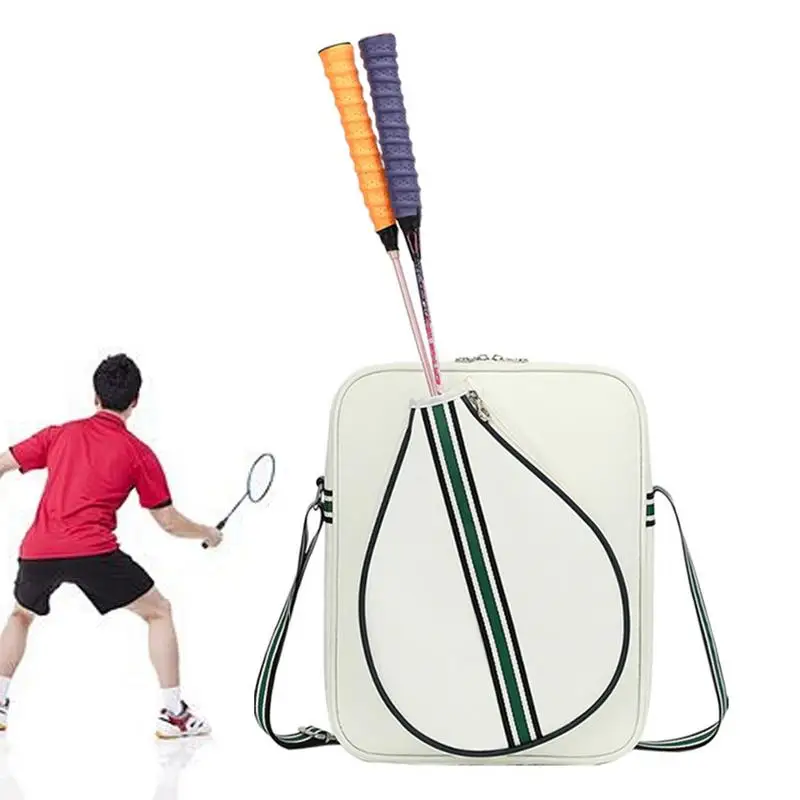 

Tennis Tote Crossbody Multifunctional Tennis Bag Unisex Racket Tote For Men Women Kids Large Capacity Racket Storage Bag For