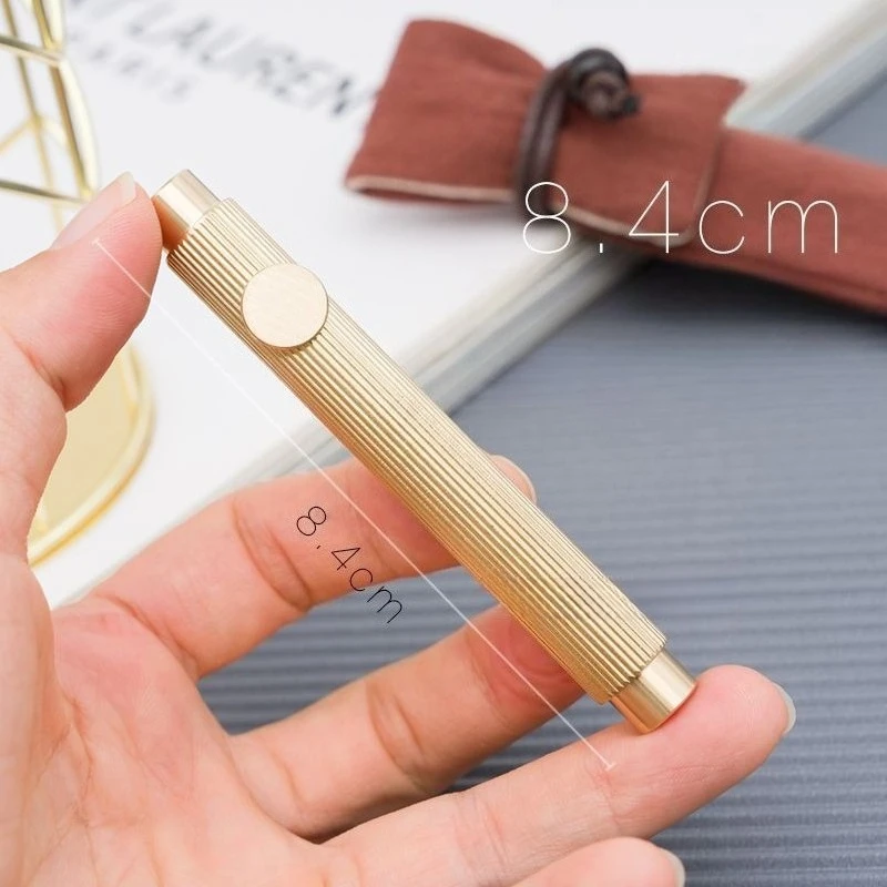 Brass Short Fountain Pen JOWO Flex Nib 1.0 Smooth Writing Imported Art Pocket Ink Pens High-end Pen Case Calligraphy Practice