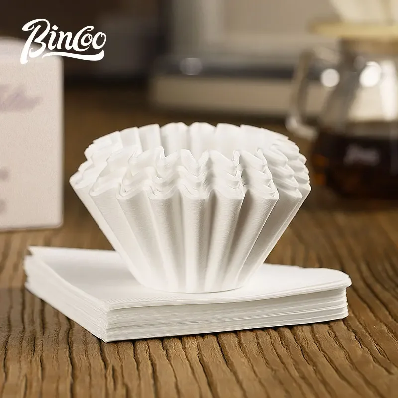 

Bincoo Coffee Powder Bowl Filter Paper Hand-brewed v-shaped Conical Coffee Filter Bag Concentrated Tea Brewer Accessories