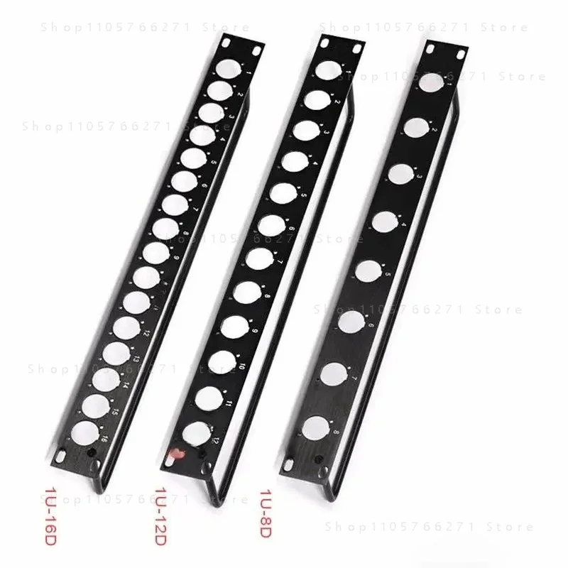 For Rack Patch Panel 8 12 16 Way Channel 1U Flight Case Mount Fo